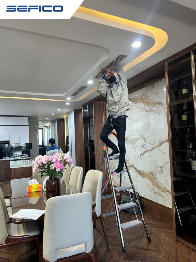 Bảo trì điều hòa trung tâm biệt thự